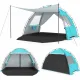 Image 1 for Пляжная палатка-тент Pop-Up Costway Vista Vent Beach самораскладывающаяся от солнца 3-4-местная голубая