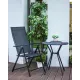 Image 3 for Пляжное кресло Jumi Tillvex с регулируемой спинкой черный