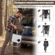 Image 8 for Крісло кемпінгове Costway Director розкладне зі столиком та підсклянником синій
