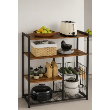 Стеллаж Leobert Denny многоярусный в стиле Loft