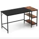 Image 1 for Компьютерный стол Costway Tiffany с двумя полками в стиле Loft