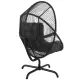 Image 9 for Крісло-кокон садове Di Volio Leno обертове чорний