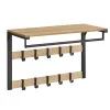 Настенная вешалка Leobert Compact для одежды с полкой в стиле Loft