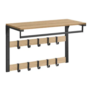 Настенная вешалка Leobert Compact для одежды с полкой в стиле Loft