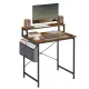 Image 2 for Комп'ютерний стіл Leobert NanoDesk з поличкою для монітора, коричневий