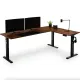 Image 1 for Компьютерный угловой стол Di Volio Trani с регулируемой высотой коричневый