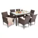 Image 4 for Садовая мебель Di Volio VERONA 6+1 коричневая