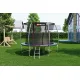 Image 3 for Батут Hop-Sport Premium 10ft (305см) чорно-сірий з внутрішньою сіткою