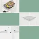 Image 11 for Стелаж Costway Solo кутовий для квітів білий