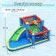 Image 9 for Надувной детский аквапарк Costway CastleSlide Water Park с водной горкой и бассейном (без компрессора)