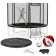 Image 5 for Батут Hop-Sport 10ft (305см) черно-зеленый с внешней сеткой (4 ноги)