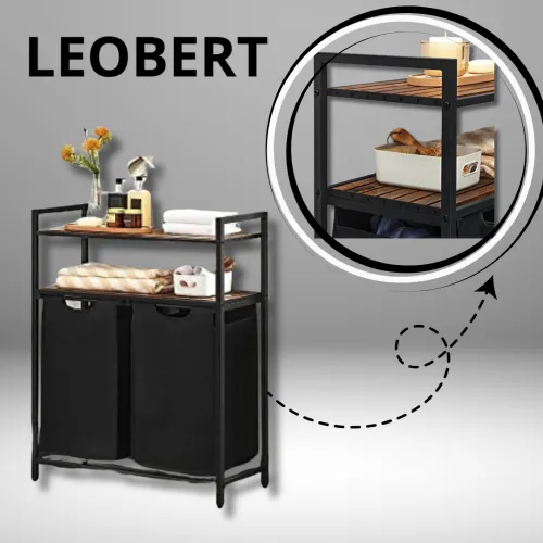 Стильная и функциональная корзина для белья