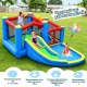 Image 7 for Надувной детский аквапарк Costway CastleSlide Water Park с водной горкой и бассейном (без компрессора)