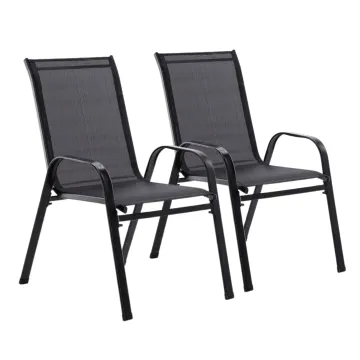 Комплект садовых стульев Chomik GARDEN LINE CORTINA черный
