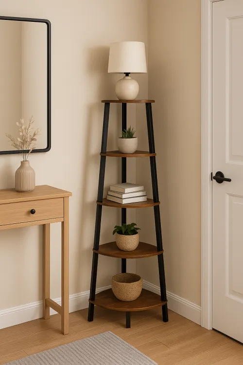 Етажерка Leobert Wooden New кутова в стилі Loft