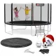 Image 4 for Батут Hop-Sport 14ft (427см) черно-синий с внешней сеткой