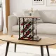 Image 9 for Стелаж винний Costway Compact Beverage Bar 6 дерев'яний з тримачем для келихів