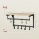 Image 2 for Вешалка настенная Leobert WoodHook для одежды с полкой в стиле Loft