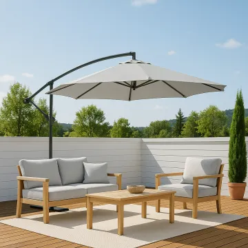 Зонтик садовый Jumi Tarno 300см беж