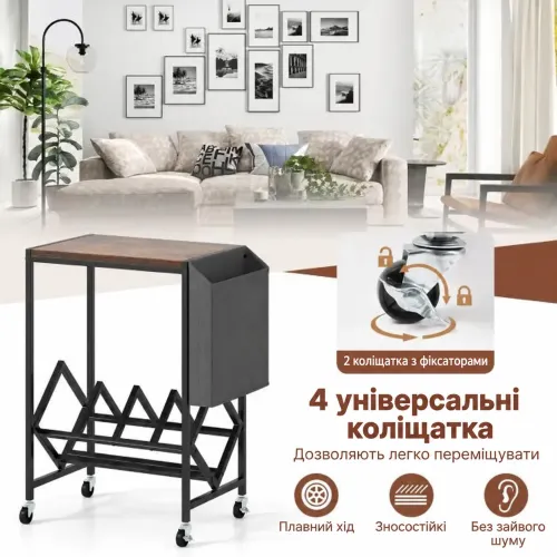 Четыре колесика для удобного перемещения