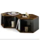 Image 2 for Комплект журнальных столиков Costway Neka шестиугольный