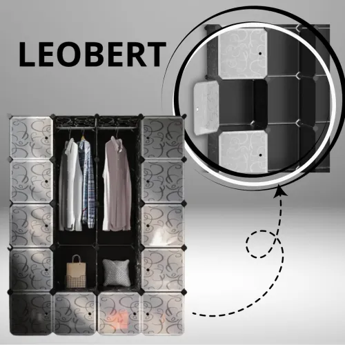 Функциональные модули с дверцей и узорчатым принтом