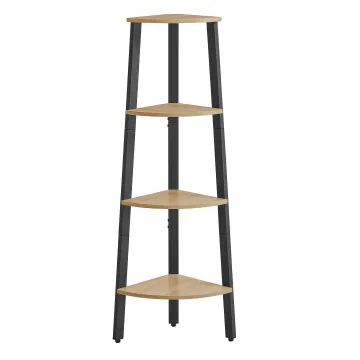 Стеллаж угловой Leobert Timber на 4 полки в стиле Loft