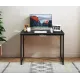 Image 7 for Письменный стол Costway Homart со стальным каркасом черный
