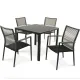 Image 7 for Комплект садовой мебели Di Volio Carineo 4+1 серый