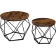 Комплект журнальных столиков Leobert Watson 2 шт в стиле Loft