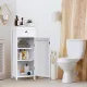 Image 3 for Тумба для ванной Costway Nordic Bath напольная с выдвижным ящиком белая