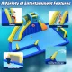 Image 7 for Детский надувной аквапарк Costway AquaPlay 6-in-1 с водной горкой бассейном водометами и воротами (без компрессора)