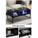 Image 9 for Журнальный стол Costway Moderne с подсветкой черный