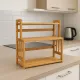 Image 1 for Полиця-органайзер Costway Bamboo кухонна стійка бамбук 3 полки