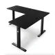 Image 7 for Комп'ютерний кутовий стіл Di Volio Montaro з регульованою висотою чорний