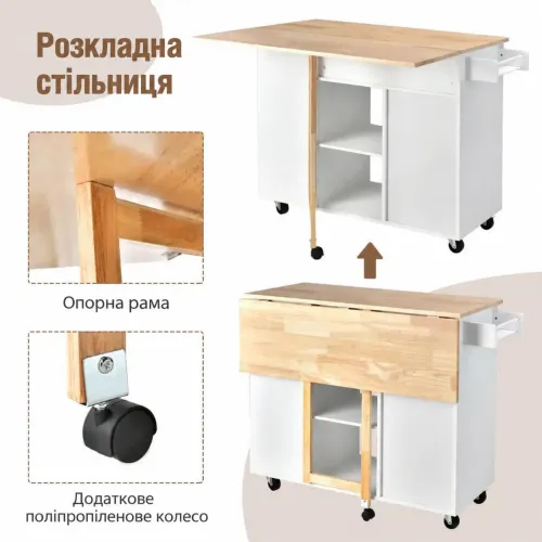 Раскладная столешница - больше места, когда оно необходимо