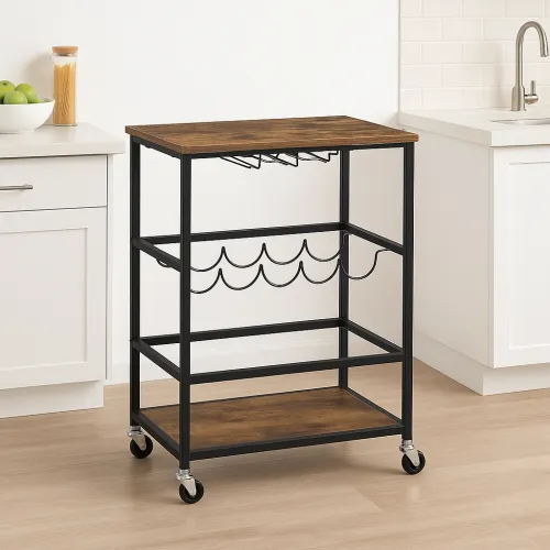 Стелаж Leobert Modern на колесах в стилі Loft