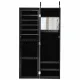 Image 9 for Дзеркало шафа підвісна Costway Glamour Case для біжутерії чорний