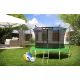 Image 7 for Батут Hop-Sport 10ft (305см) зеленый с внутренней сеткой