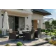 Image 2 for Садові меблі Di Volio VERONA 6+1 чорно-кремові