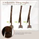 Image 9 for Зеркало напольный шкаф Costway Rustic для бижутерии лофт коричневый