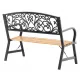 Image 3 for Скамейка для сада Chomik GARDEN LINE SUNNY с декоративной спинкой