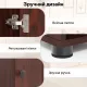 Image 8 for Шкаф-пенал в ванную Costway Slim Tower узкий с ящиком темно коричневый