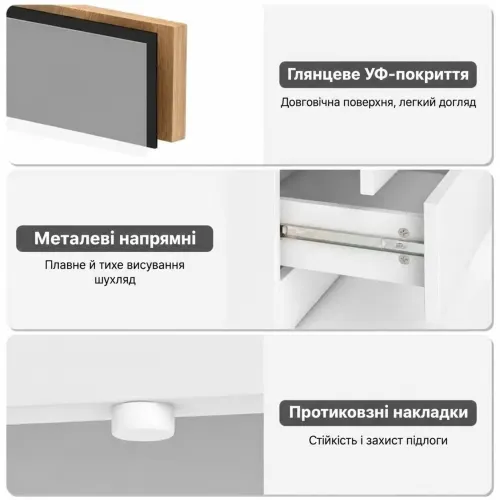 Сборка по инструкции и уход за глянцевой поверхностью