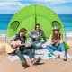 Image 4 for Пляжная палатка-тент Pop-Up Costway Instant Sun самораскладывающаяся от солнца 3-4-местная зеленая