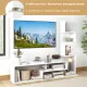 Image 2 for Тумба под телевизор Costway Pure Modern со стеллажем для ТВ до 50