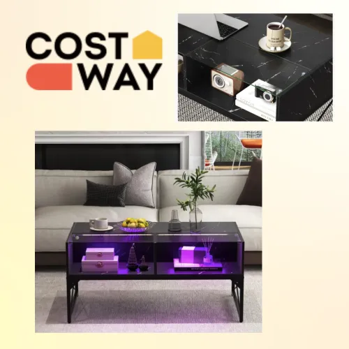 Столешница - мрамор и стекло