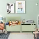 Image 6 for Скриня для іграшок Крокодил Costway DinoBox дерев'яна зелений