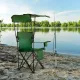 Image 3 for Крісло туристичне розкладне Outtec Sun XXL з дашком зелений