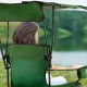 Image 6 for Крісло туристичне розкладне Outtec Sun XXL з дашком зелений